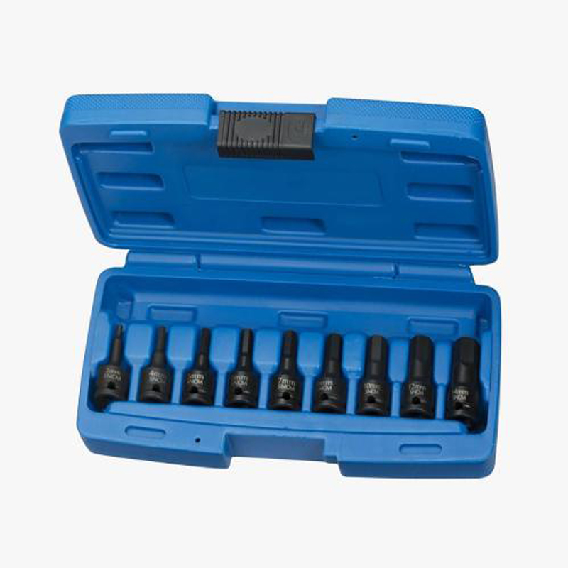 9pcs 3/8''Dr. Impact Bit Socket Sets in 60mml