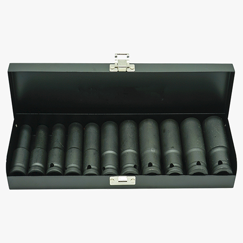 11pcs 1/2''Dr. Deep Impact Socket Set